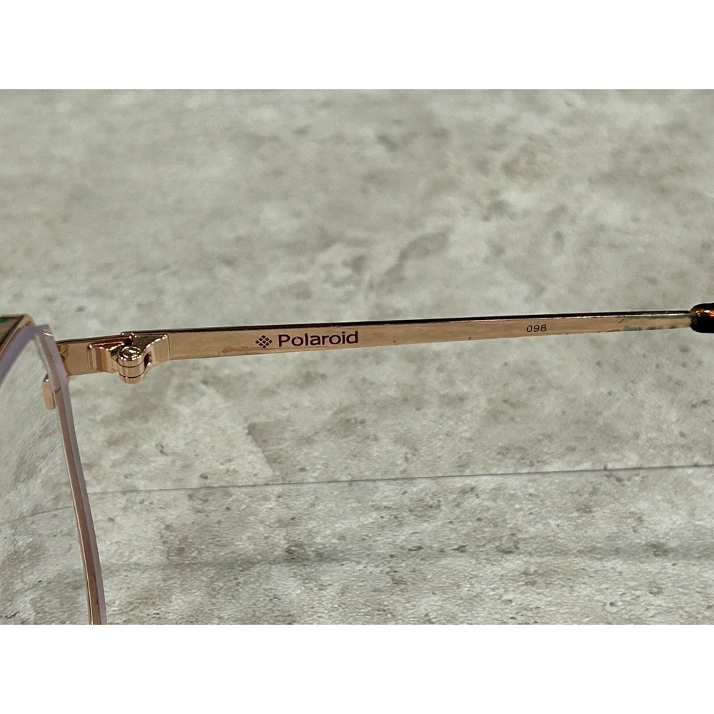 Polaroid PLD 6073/F/S/X ROSE GOLD Oval Sunglasses Rx compatible. Authentic